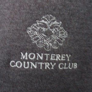 Bermuda Sands Mens L/S "Monterey C.C." (CA) 1/4 Zip Golf Sweater NWOT - Medium